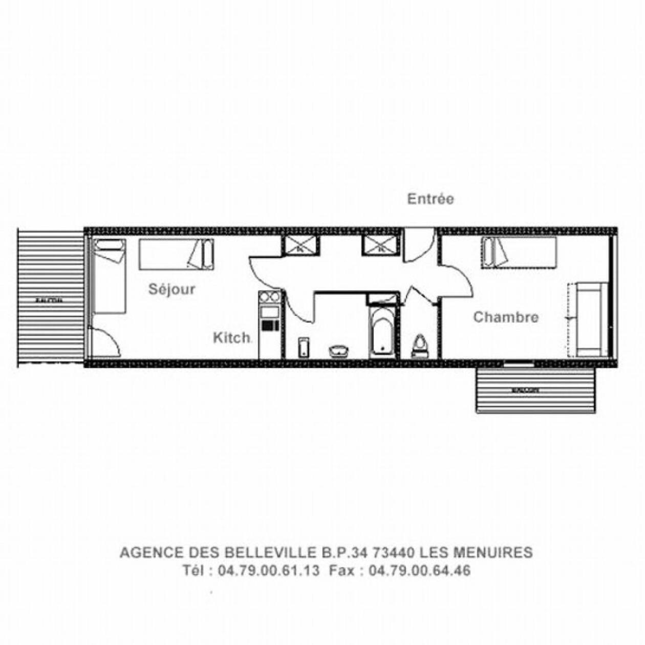 Residence Dorons - Appartement Agreable - Acces Direct Aux Pistes - Balcon Mae-2204 생마르탱 드 벨빌 외부 사진